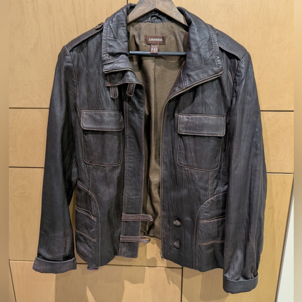 Women's Brown Leather Jacket